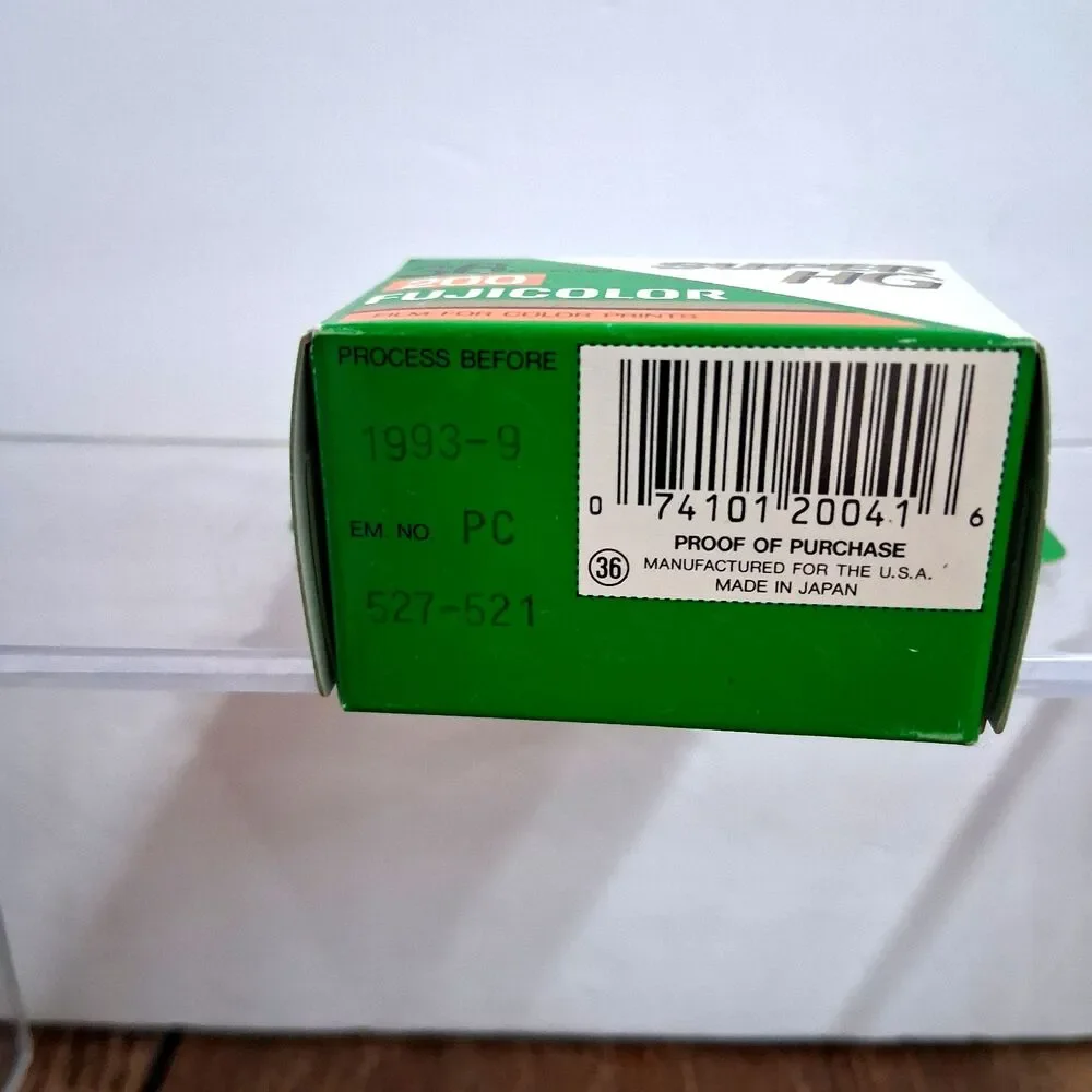 5 Vintage FUJIFILM 35mm Fujicolor Super HQ 200 Speed 24 Exp. Film NOS (expired)